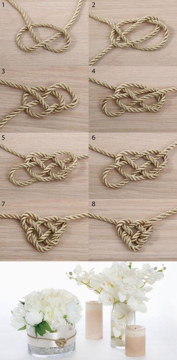 Celtic knot for DIY wedding or event decoration