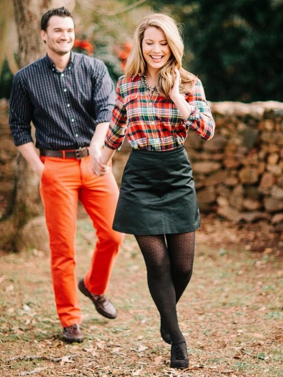 Fall Engagement Photo Shoot and Poses Ideas 39
