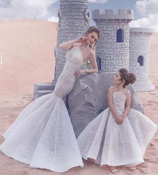 28 Matching Flower Girl Dresses To Bridal Gowns Deer 28 Matching Flower Girl Dresses To Bridal Gowns Deer