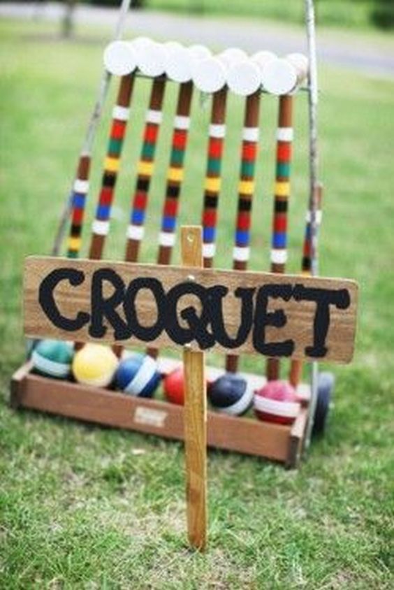 Outdoor Wedding Reception Lawn Game Ideas 10