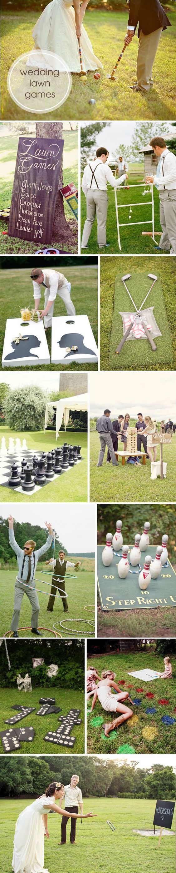 Outdoor Wedding Reception Lawn Game Ideas 19