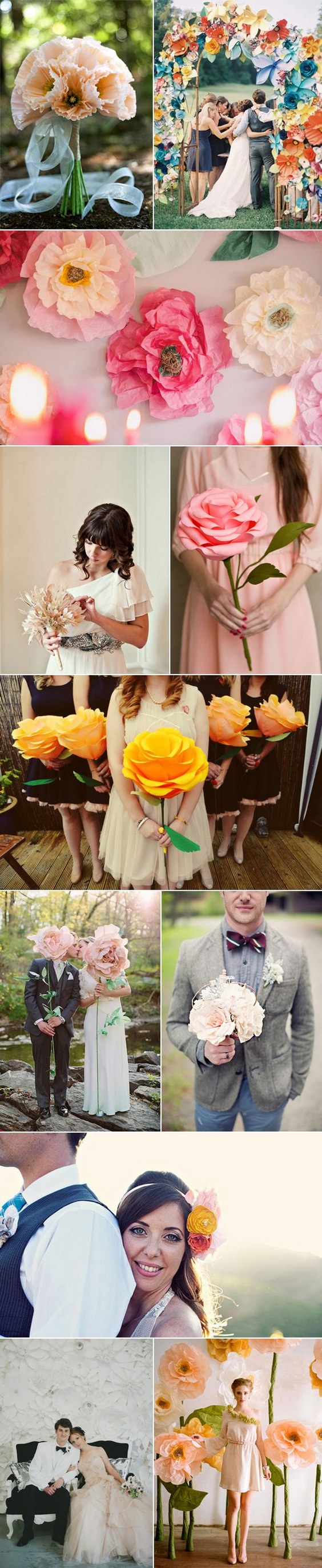 Paper Flower Wedding Ideas