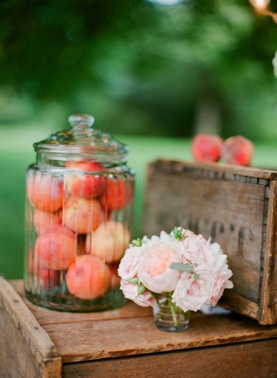 Peach Wedding Decor