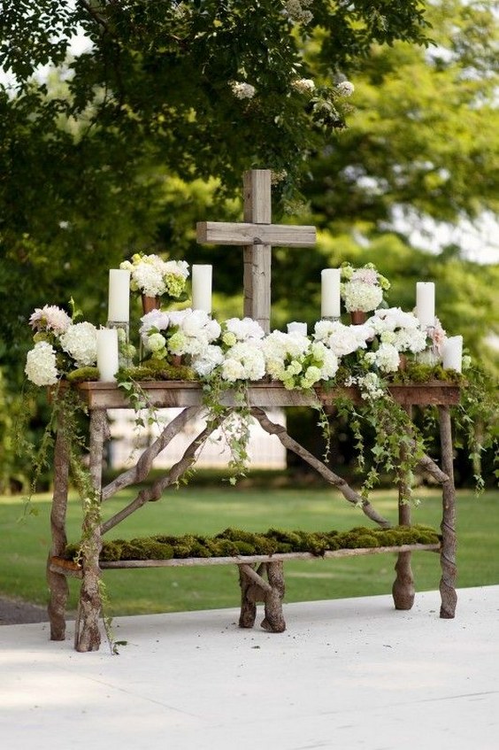 cross for wedding ceremony