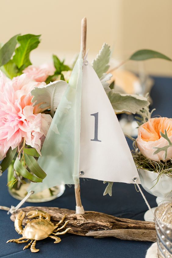 sailboat driftwood table decorations