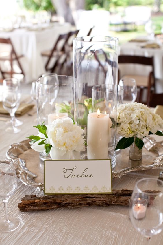 summer beach driftwood wedding centerpiece