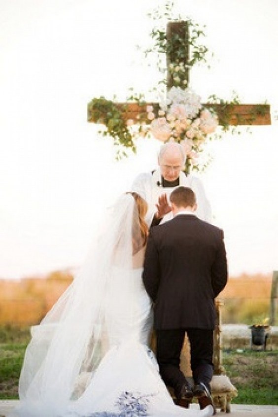 wedding cross backdrop