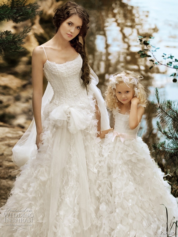 Matching Flower Girl Dresses To Bridal Dresses 17