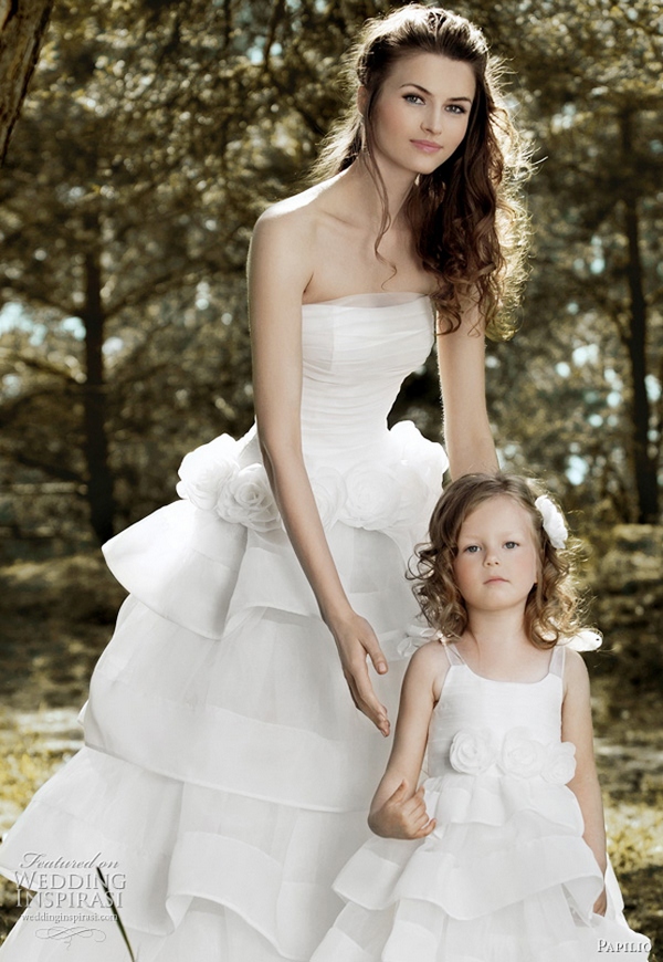 Matching Flower Girl Dresses To Bridal Dresses 19