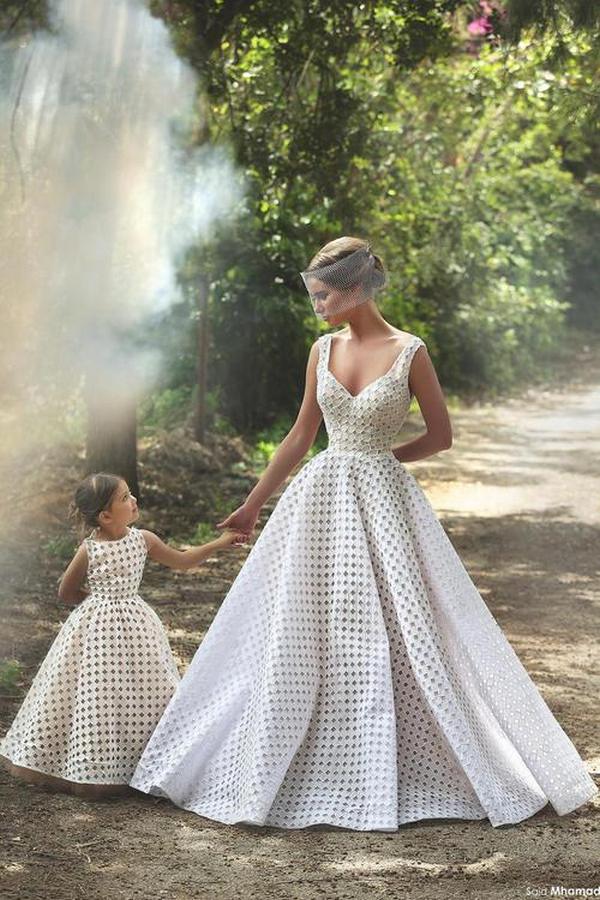 Matching Flower Girl Dresses To Bridal Dresses 28