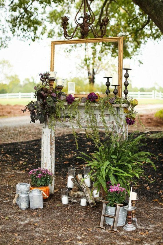 Rustic Country Wedding Decor Idea