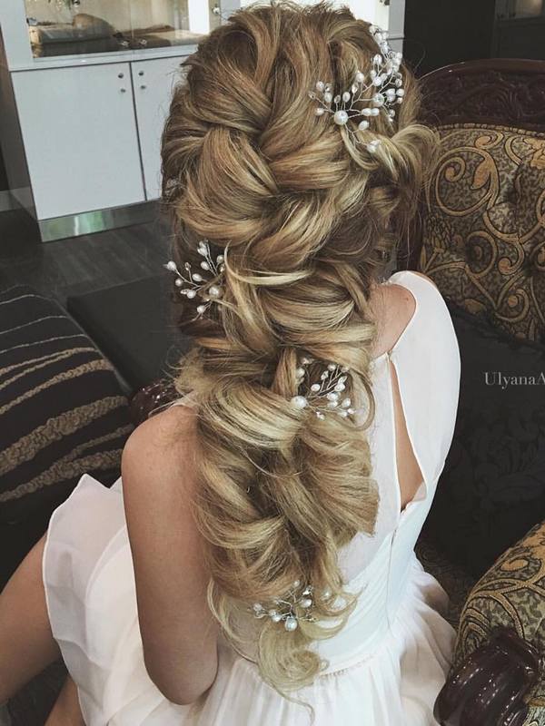 Ulyana Aster Long Wedding Hairstyles & Wedding Updos