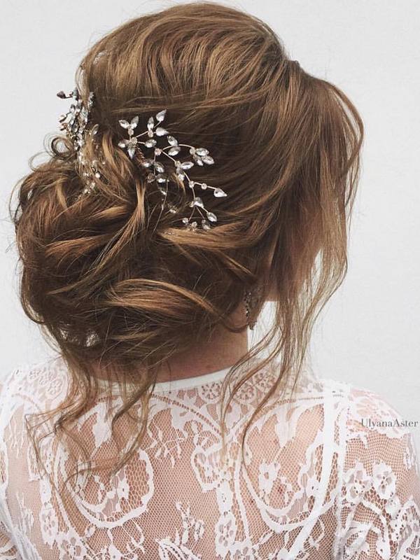 Ulyana Aster Long Wedding Hairstyles & Wedding Updos