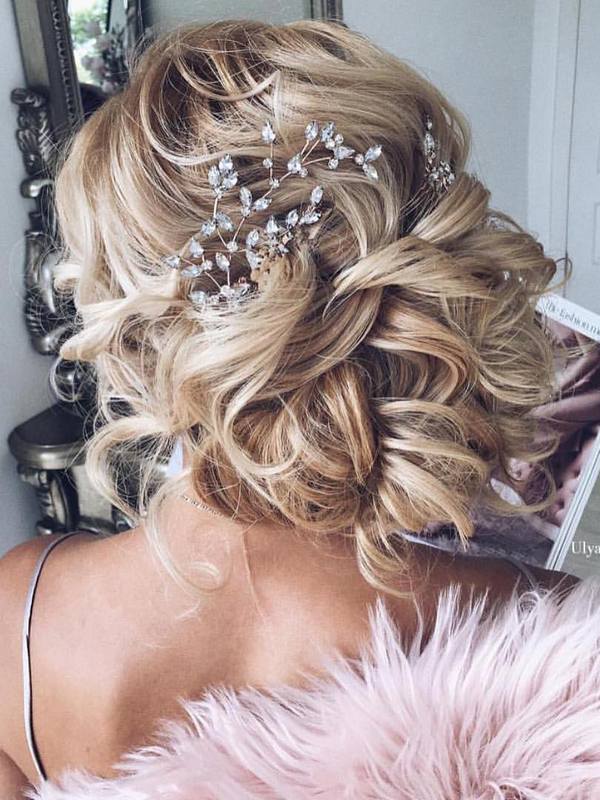 Ulyana Aster Long Wedding Hairstyles & Wedding Updos