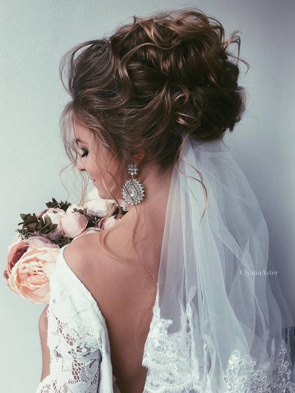 Ulyana Aster Long Wedding Hairstyles & Wedding Updos