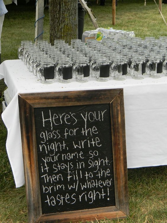 country wedding favors ideas