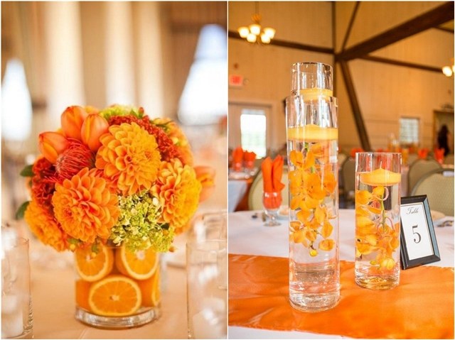 orange wedding color ideas