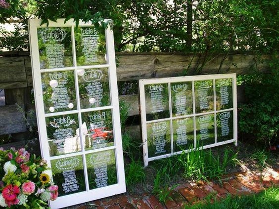 outdoor window wedding seat