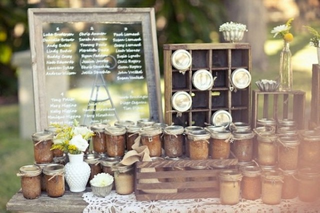 rustic country window wedding decor