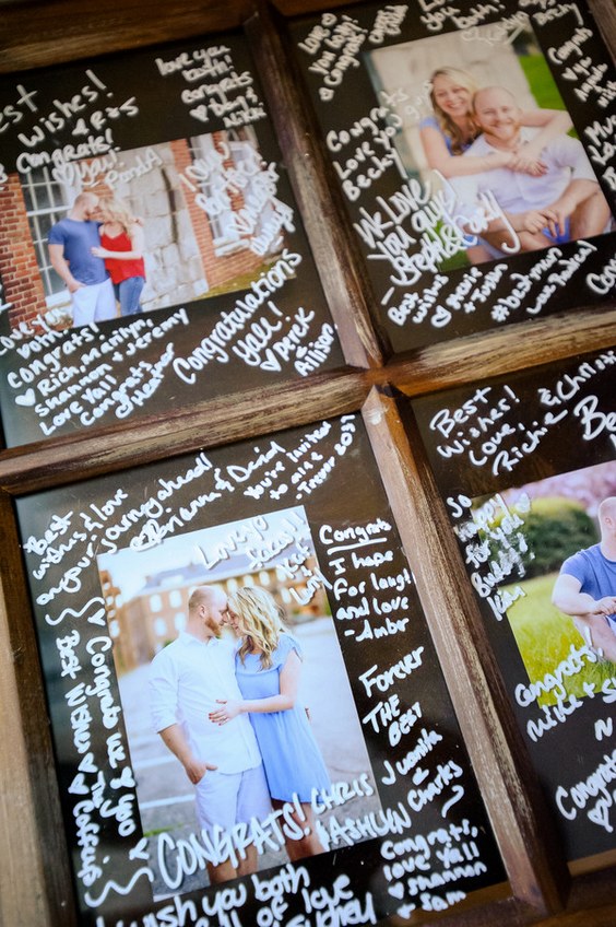 window frame guest book