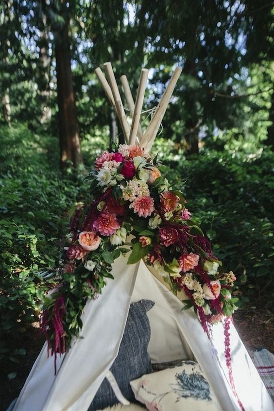 Boho Tipi Wedding Barckdrops 9