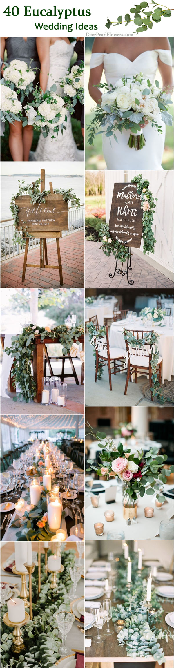 40 Greenery Eucalyptus Wedding Decor Ideas Deer Pearl Flowers