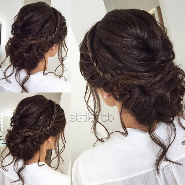 Half-updo, Braids, Chongos Updo Wedding Hairstyles | Deer Pearl Flowers