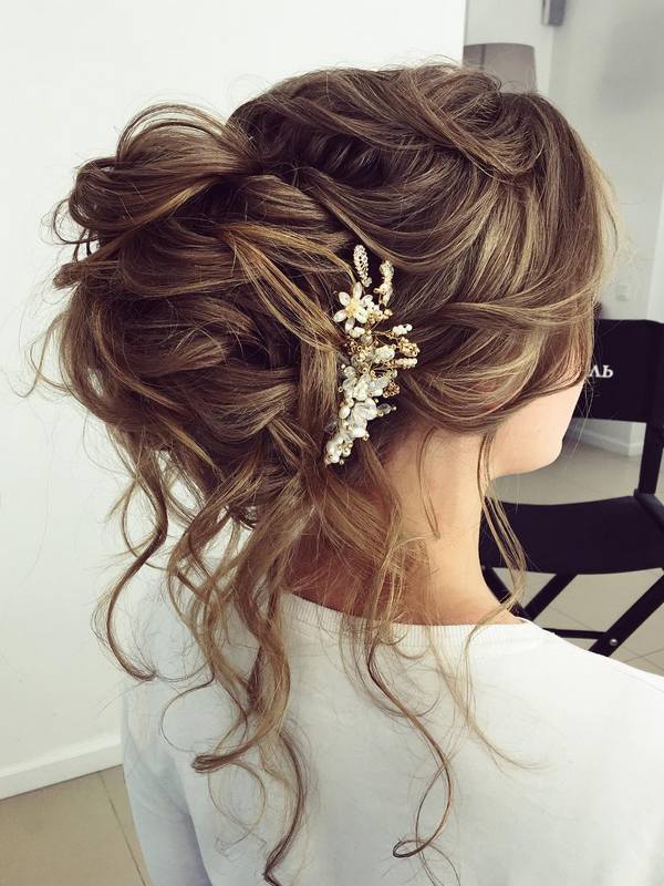 Half-updo, Braids, Chongos Updo Wedding Hairstyles