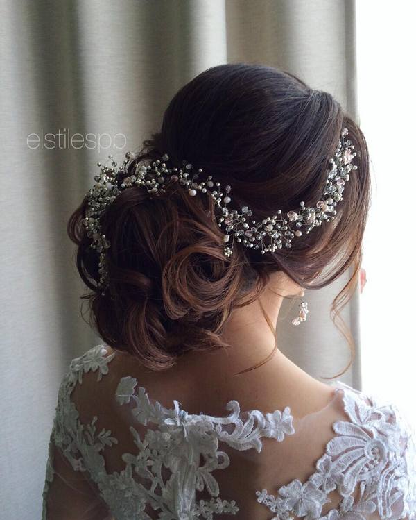 Half-updo, Braids, Chongos Updo Wedding Hairstyles