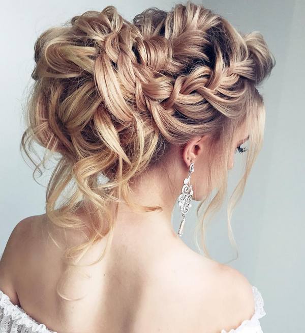 Half-updo, Braids, Chongos Updo Wedding Hairstyles