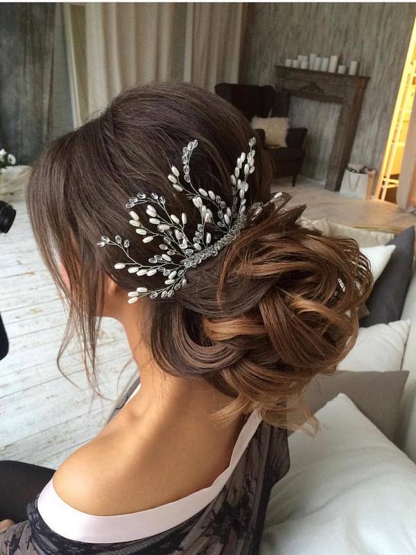 Half-updo, Braids, Chongos Updo Wedding Hairstyles