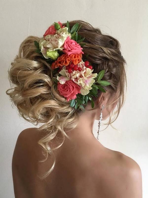 Half-updo, Braids, Chongos Updo Wedding Hairstyles