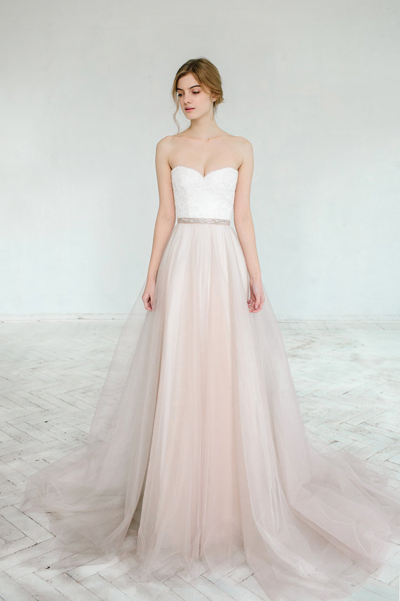 2 pieces Blush wedding gown - Dahlia