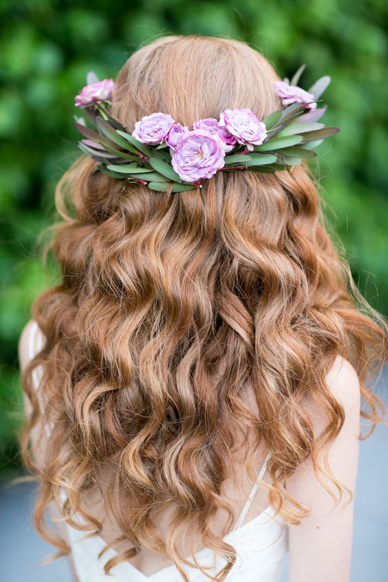 Boho chic wedding hairstyle via Craig Paulson