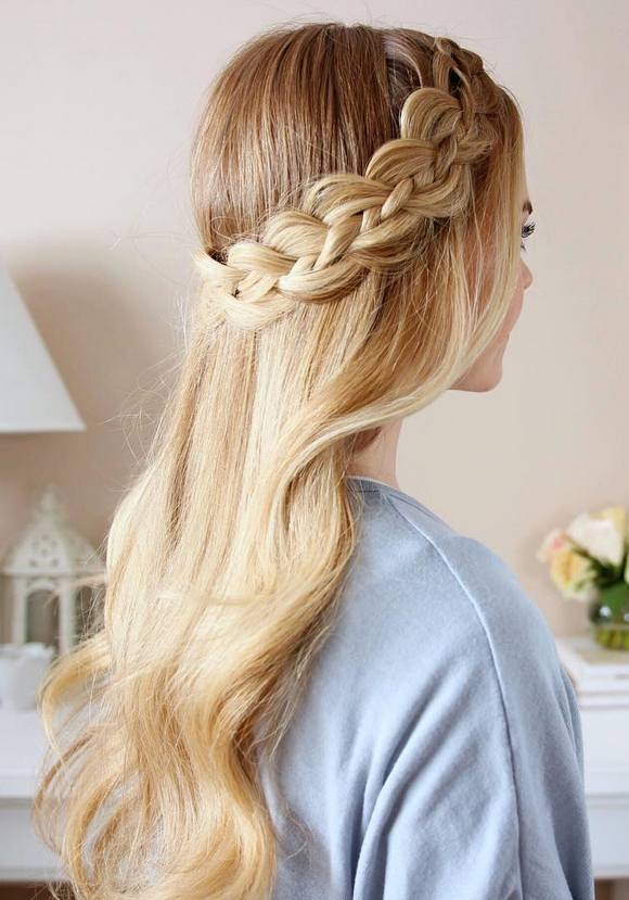 Long Wedding & Prom Hairstyles via Missysueblog