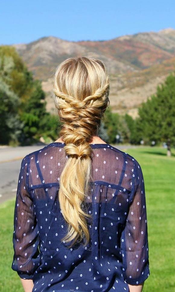 Long Wedding & Prom Hairstyles via Missysueblog