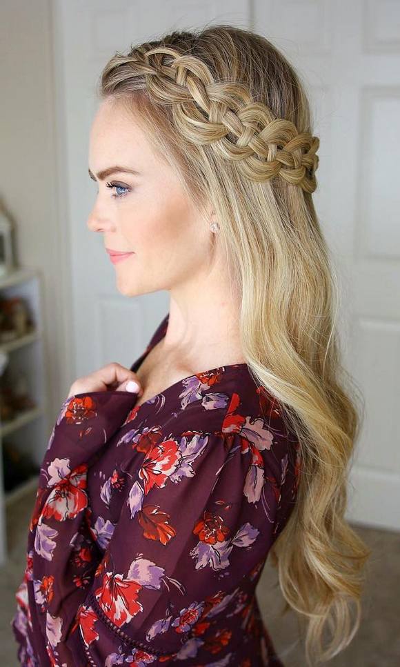 Long Wedding & Prom Hairstyles via Missysueblog