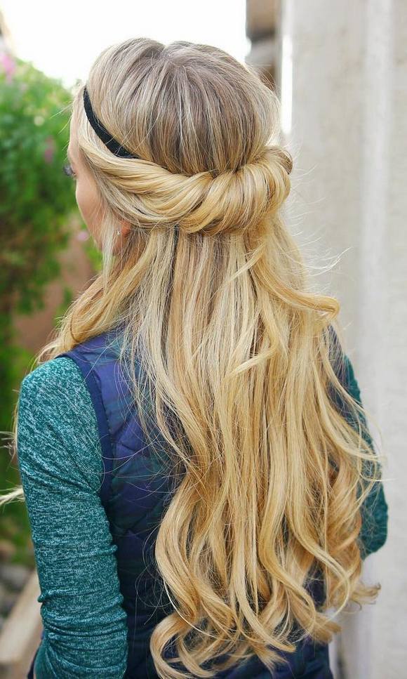 Long Wedding & Prom Hairstyles via Missysueblog