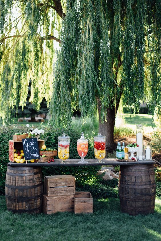 Non Alcoholic Wedding Bar