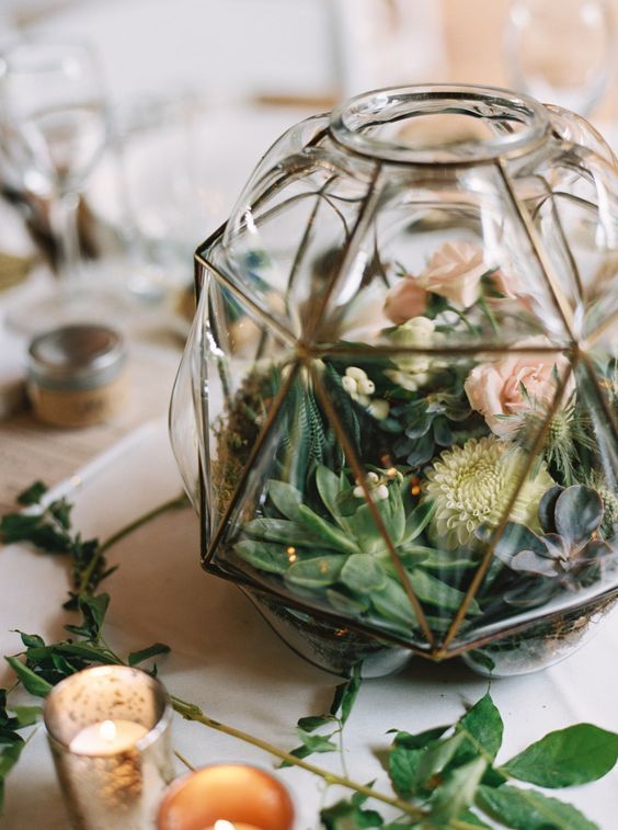 Terrarium Wedding Centerpieces