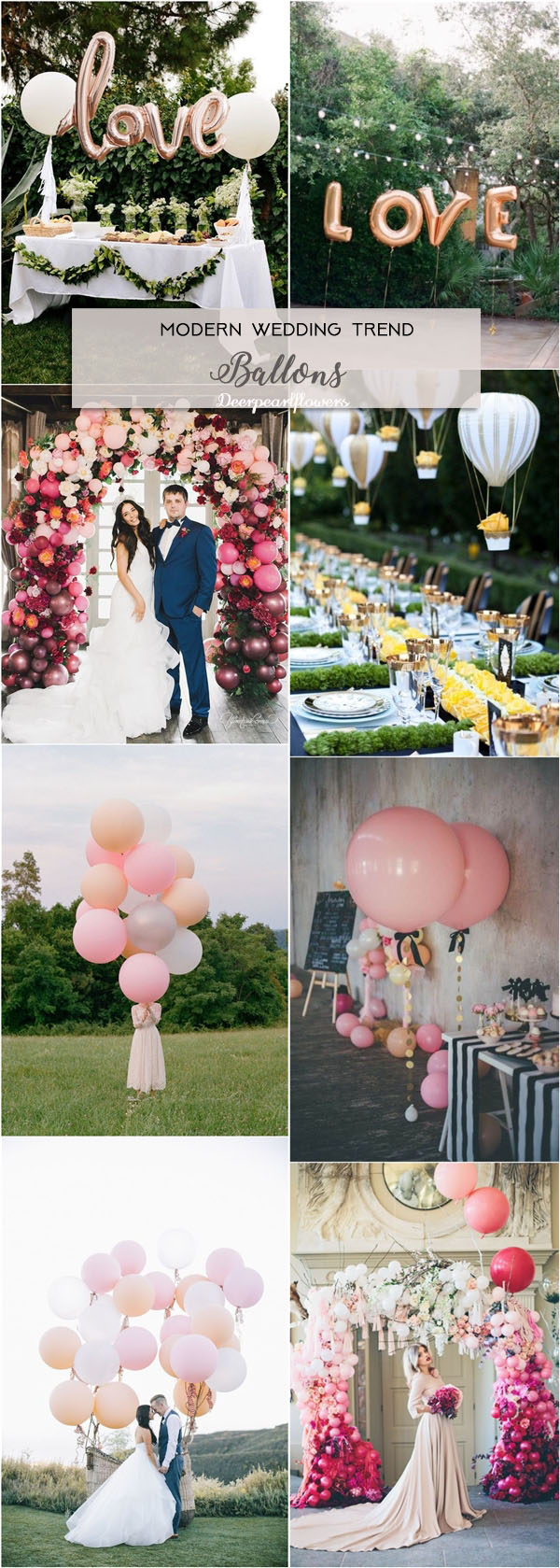 Ballon Wedding Ideas for Modern Wedding