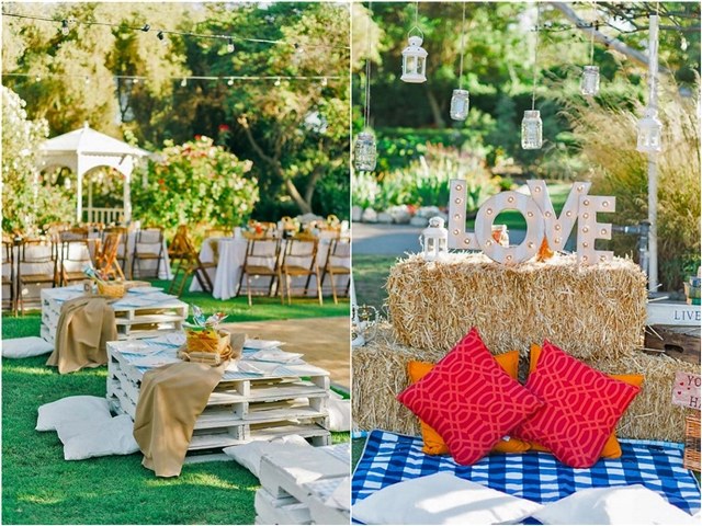 Outdoor Picnic Wedding Idea