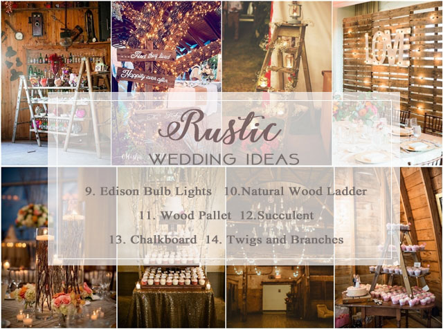 Rustic wedding themes & ideas