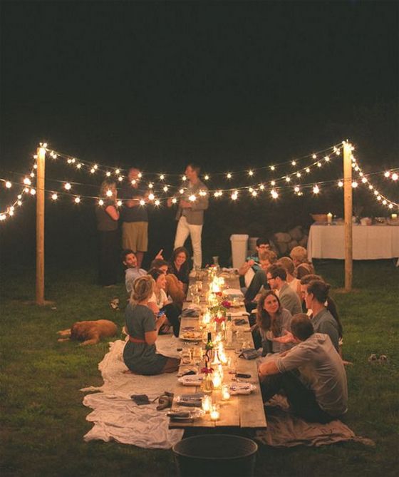 Summer Outdoor Picnic Wedding Ideas 3