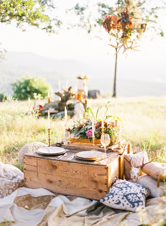 Summer Outdoor Picnic Wedding Ideas 4