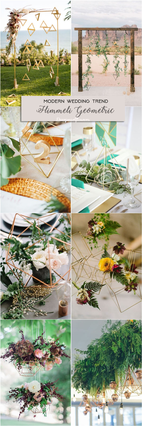 himmeli geometric wedding ideas for modern weddings