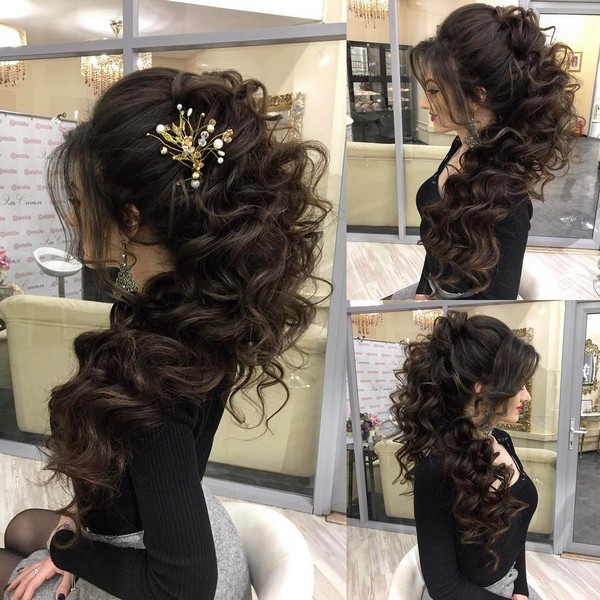 Elstile Long Wedding Hairstyle Inspiration