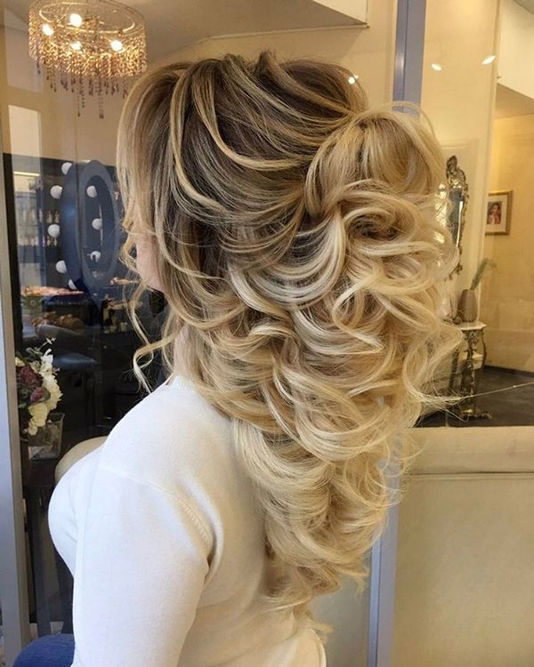 Elstile Long Wedding Hairstyle Inspiration