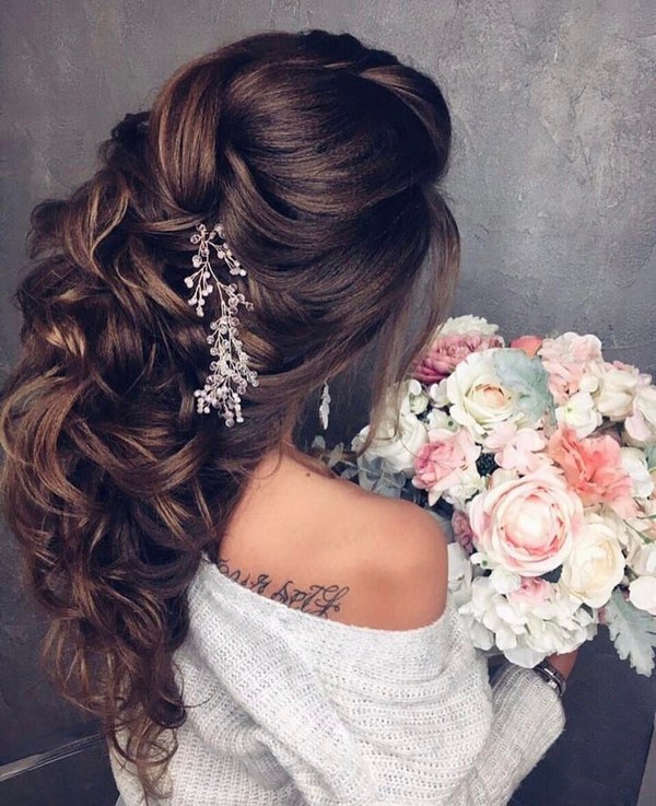 Elstile Long Wedding Hairstyle Inspiration