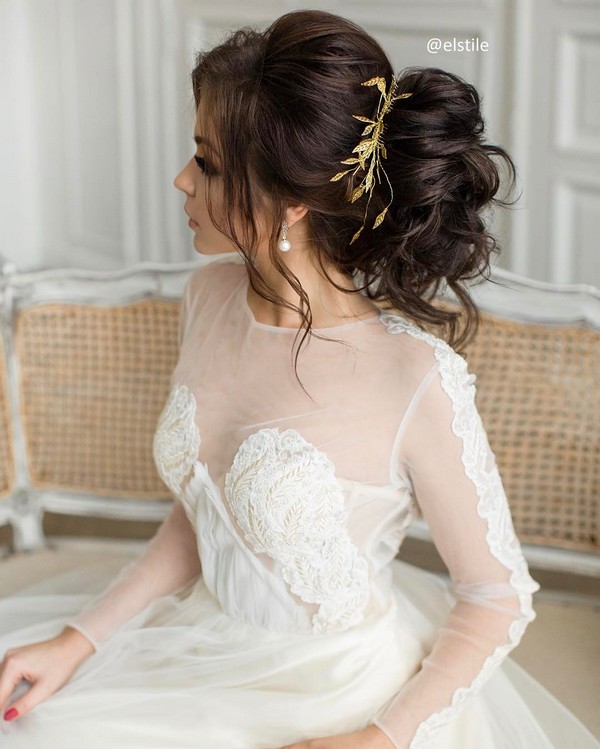 Elstile Long Wedding Hairstyle Inspiration